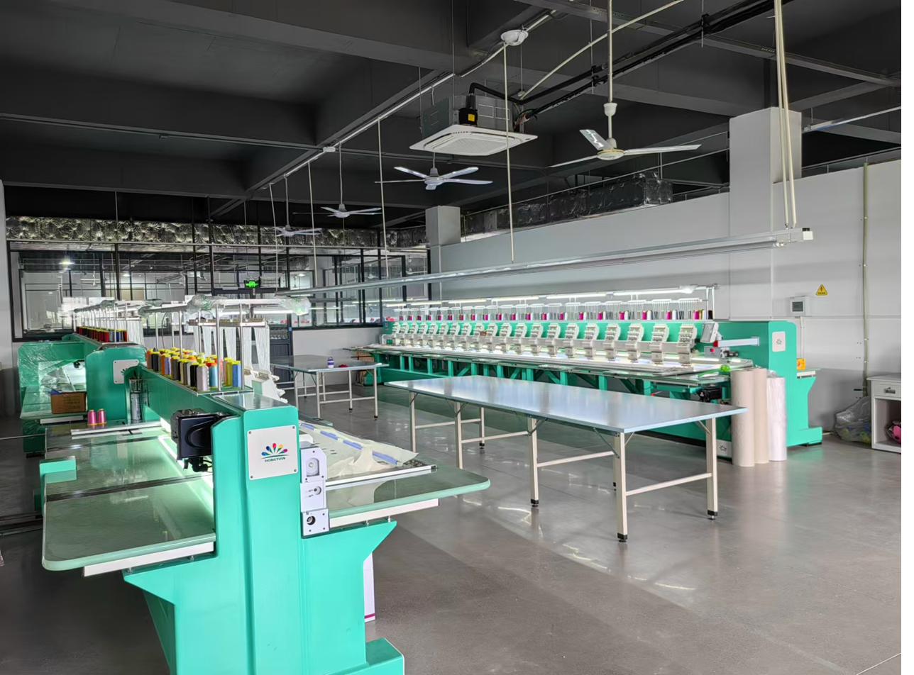 Computerised embroidery workshop